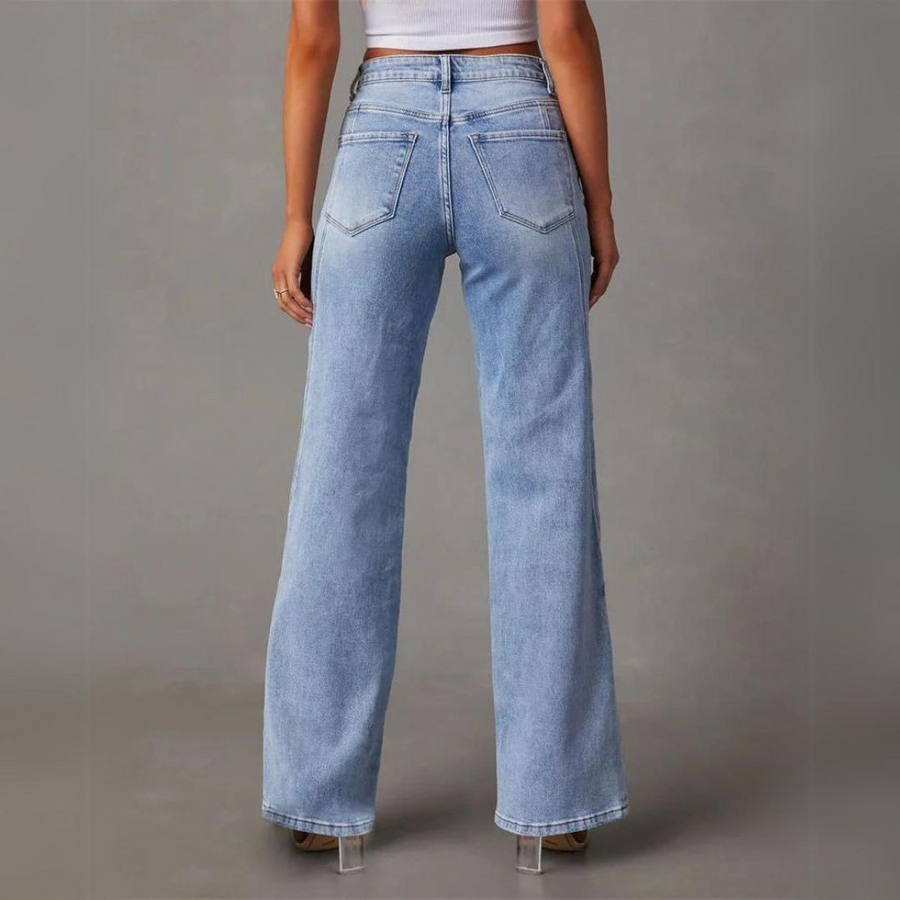 EVELYN - HIGH WAIST WIDE JEANS