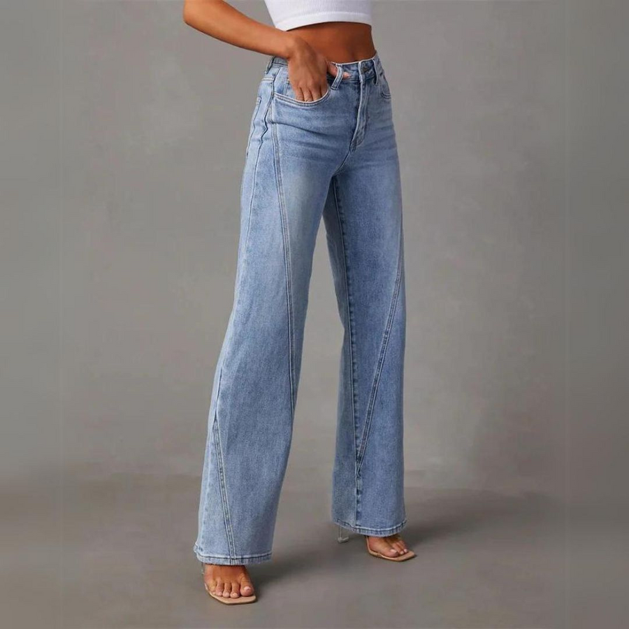 EVELYN - HIGH WAIST WIDE JEANS