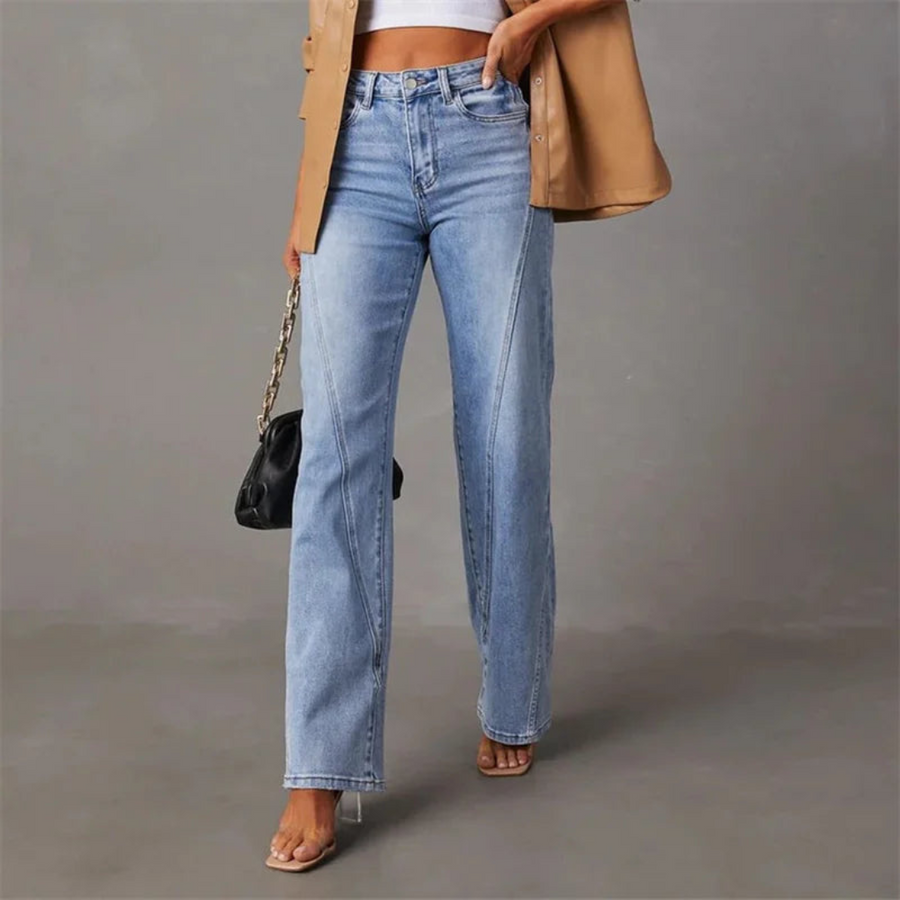 EVELYN - HIGH WAIST WIDE JEANS